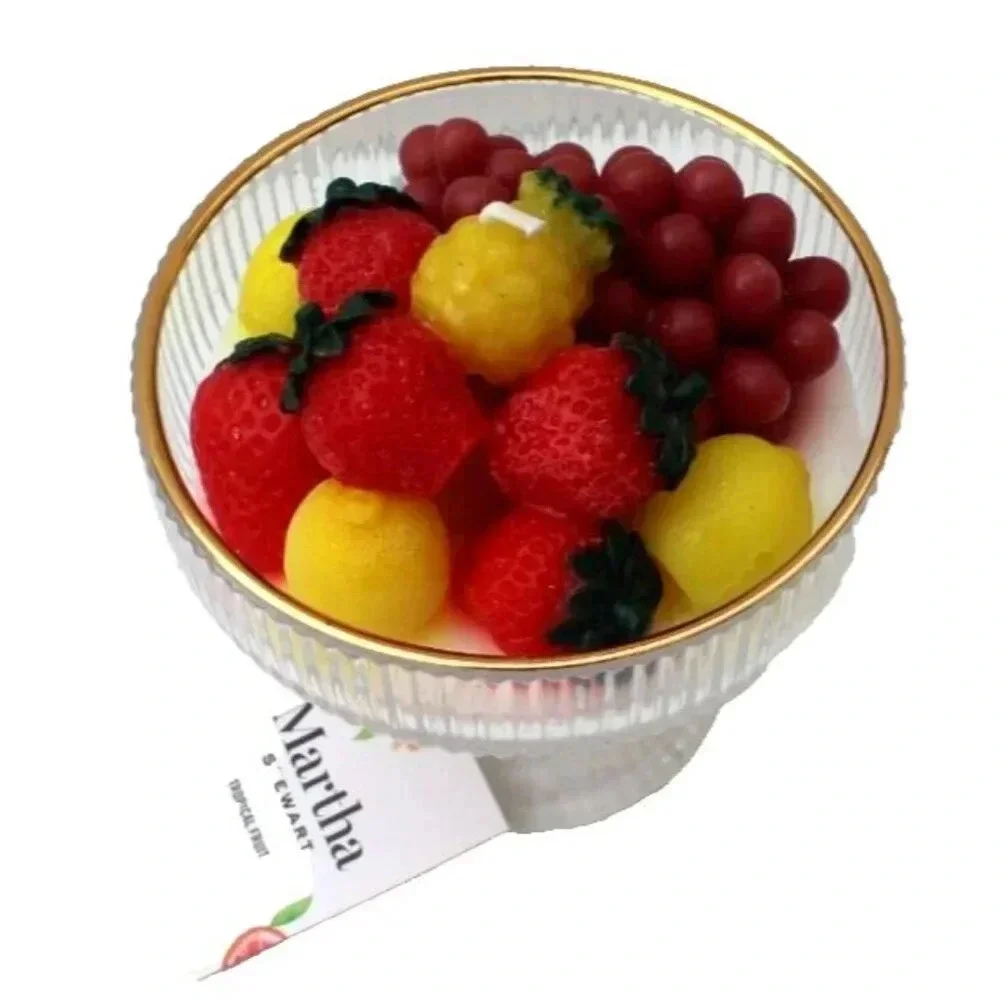 New Limited Edition Martha Stewart Tropical Fruit Cocktail Candle Room Decor